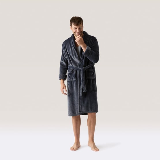 Ultra Soft Charcoal Bathrobe