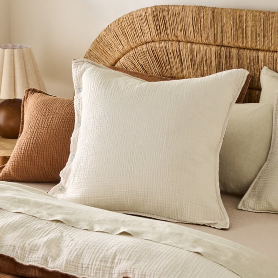 European Collection Reversible Muslin Warm Pillowcases