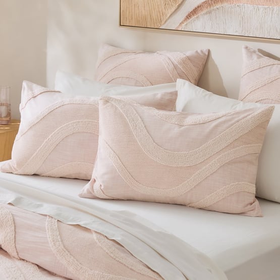 Capri Petal Tufted Pillowcases