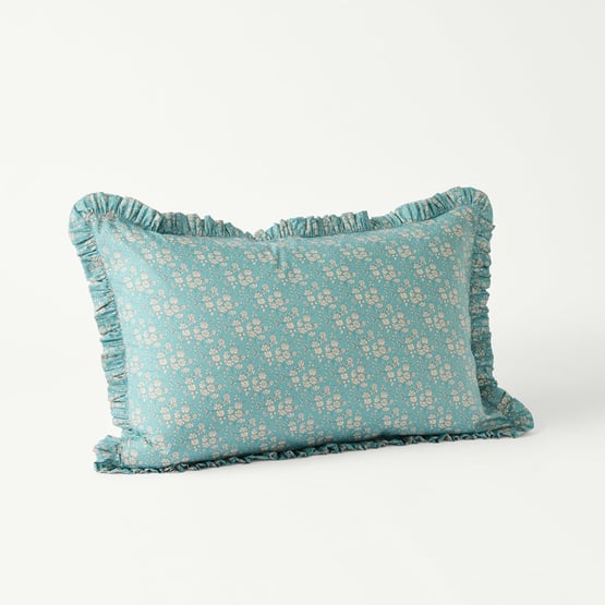 Liberty Tana Lawn™ Capel Pink Frilled Pillowcase