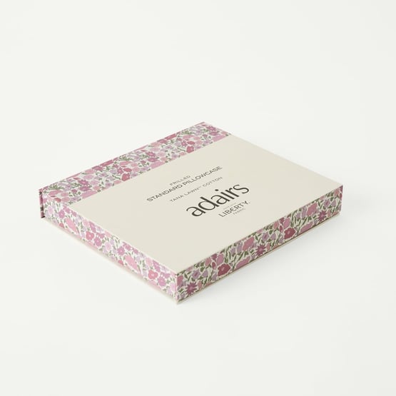 Liberty Tana Lawn™ Poppy & Daisy Blue Frilled Pillowcase