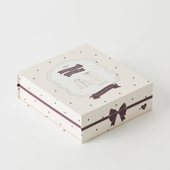 Womens Coconut & Chocolate Polka Dots Long Pyjama Set