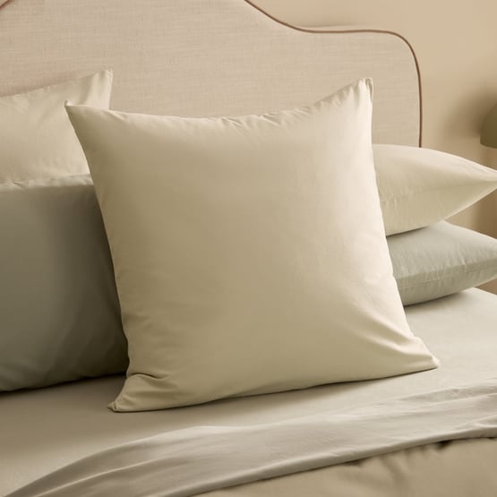 Stonewashed Cotton Pistachio Pillowcases