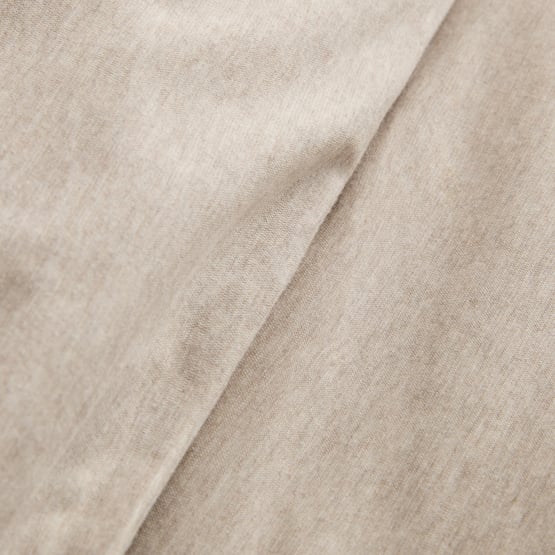 Ultra Soft Jersey Oat Marle Quilt Cover Separates