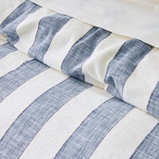 Oliver Navy Quilt Cover Set + Separates