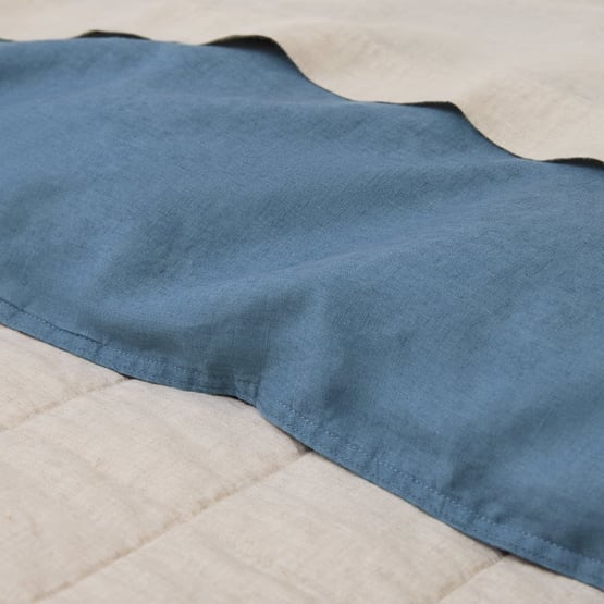 Vintage Washed Linen Denim Quilt Cover Separates