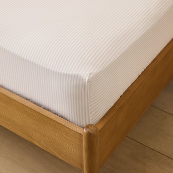 Fresh Natural Stripe Sheet Set