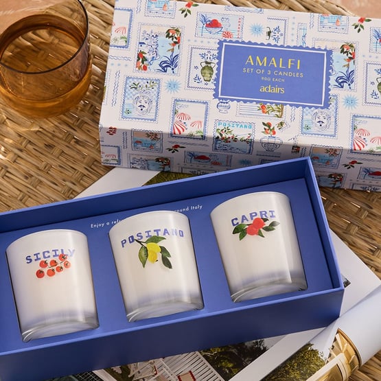 Gift Set of 3 Amalfi Candles 90g