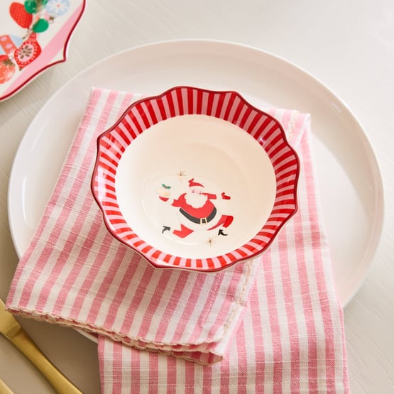 Vintage Christmas Bowl