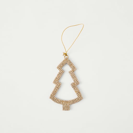 Crystal Jewel Gold Tree Decoration