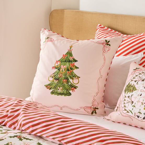 12 Days of Christmas Pink Pillowcases