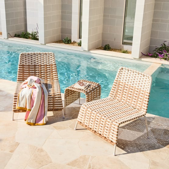 Portsea Natural Outdoor Lounge Set