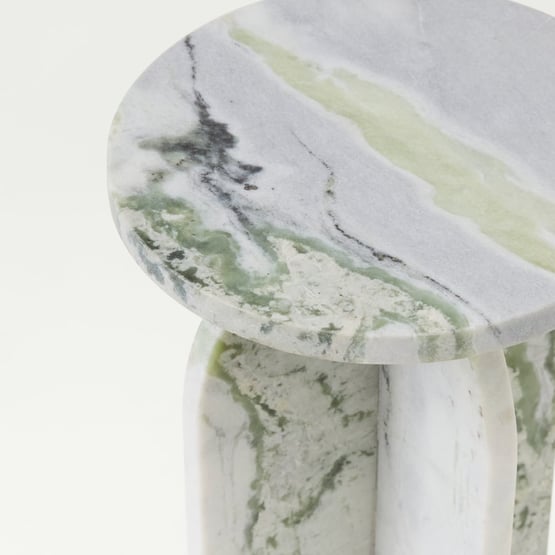  Green Onyx Marble Drinks Table