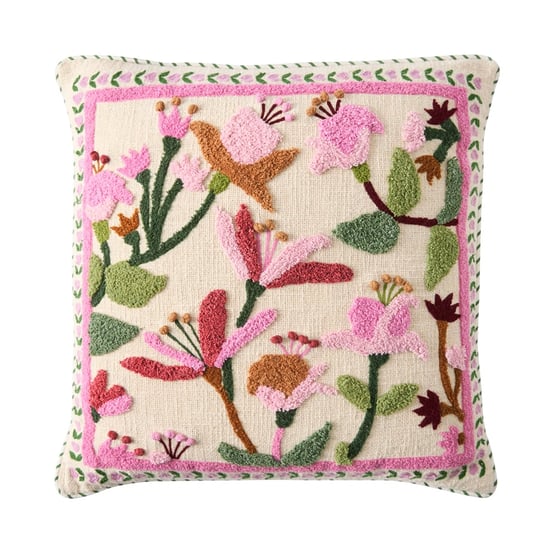 Greta Pink Tufted Cushion