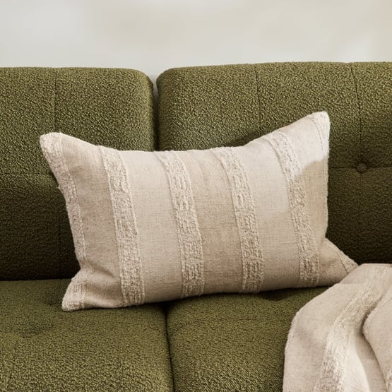 Finley Natural Stripe Cushion