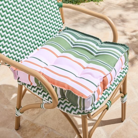 Hastings Stripe Outdoor Chair Pad