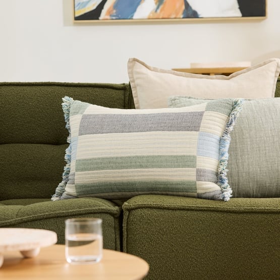 European Collection Green Bahar Cushion