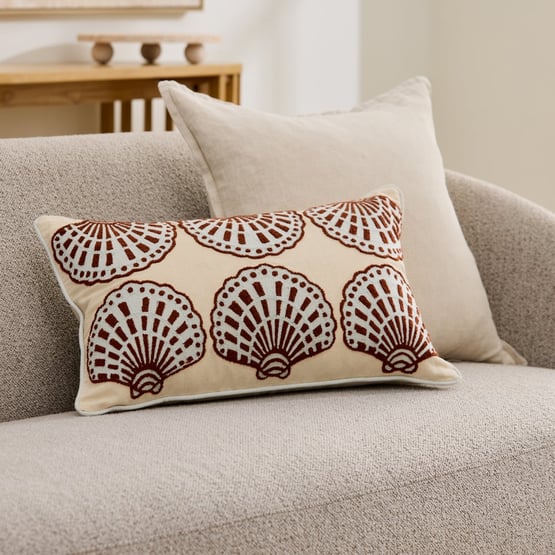 Island Paradise Shells Cushion