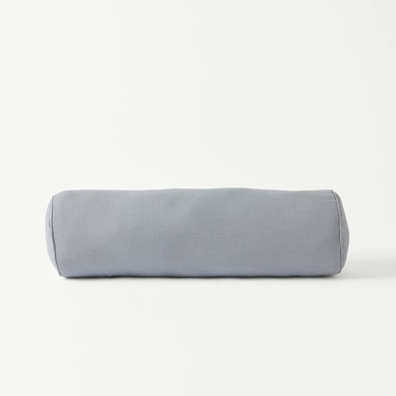 Belgian Vintage Washed Linen Light Denim Bolster Cushion