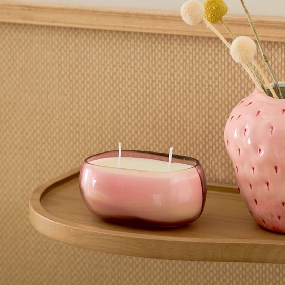 Pluto Peony & Blush Suede Candle 400g