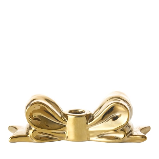 Bow Gold Candleholder