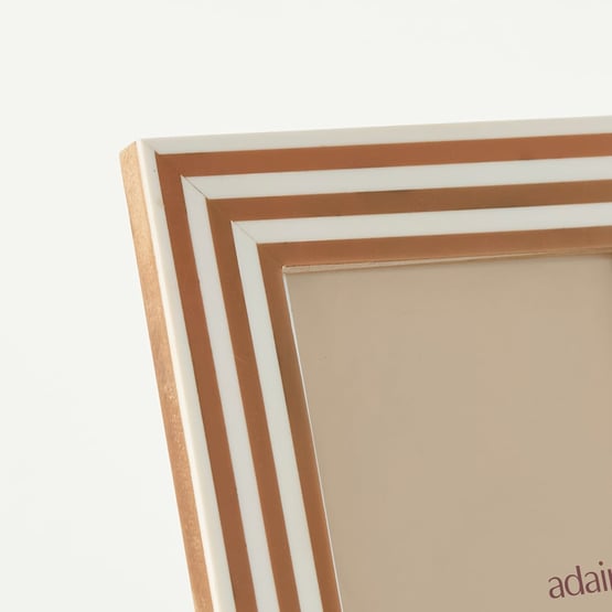 Capri Pecan Stripe Photo Frame