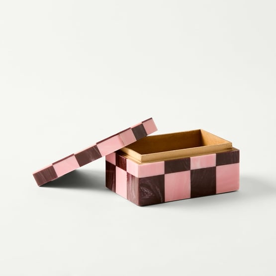 Seraphina Rose & Burgundy Trinket Box