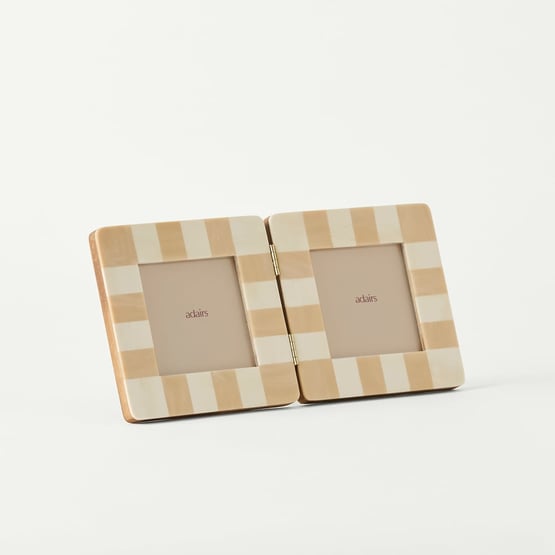 Seraphina Cream & Caramel Double Frame