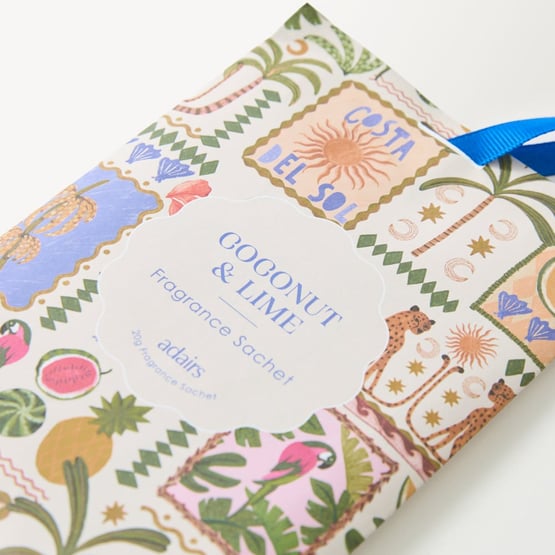 Costa Del Sol Coconut & Lime Fragrance Sachets Set of 4