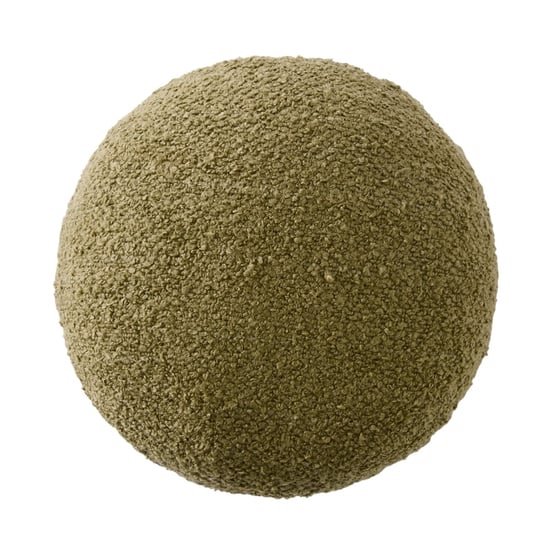 Boucle Moss Round Cushion