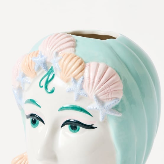 Carmen Multi Mermaid Head Vase
