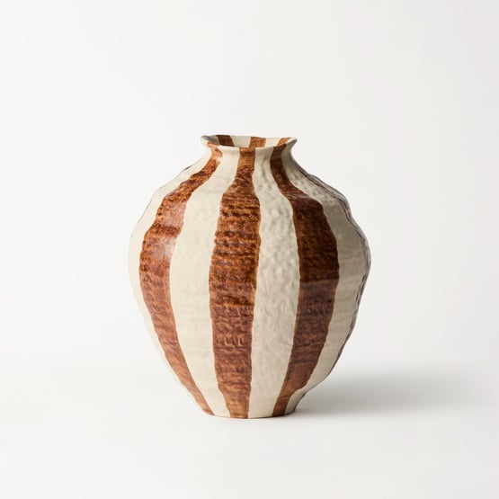 Santorini Chocolate Medium Vase