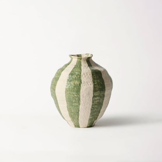 Santorini Green Small Vase