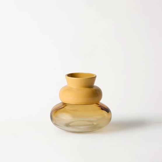 Genie Yellow Small Vase