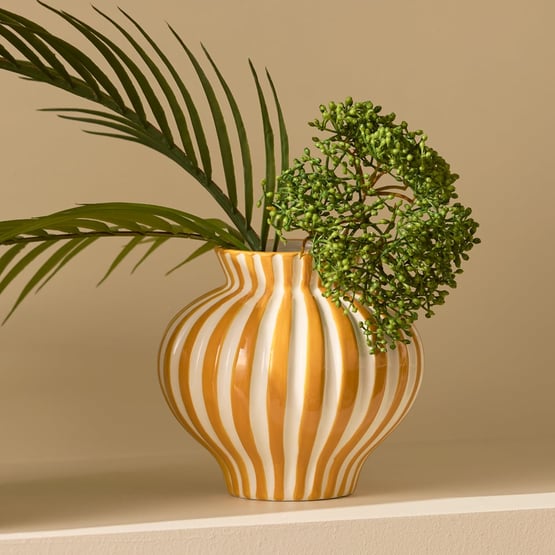 Coast Yellow Round Vase