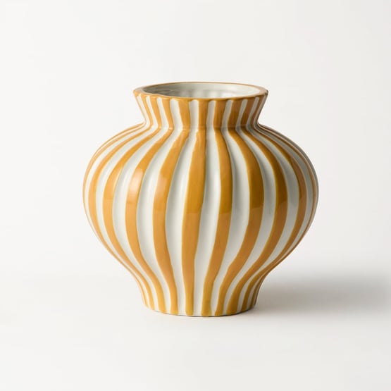 Coast Yellow Round Vase