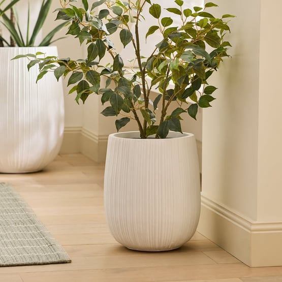 Woollahra White Large Pot