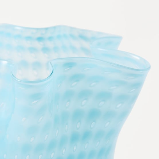 Pacific Blue Glass Vase