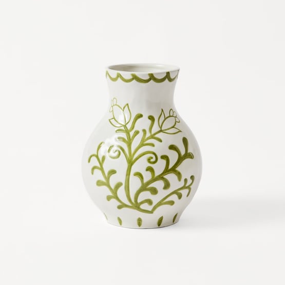 Bijou Green Vase