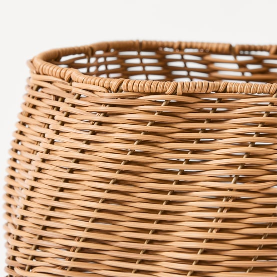 Twist Woven Natural Pot 