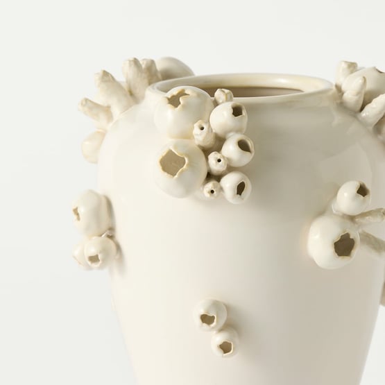 Seascape Cream Tall Vase