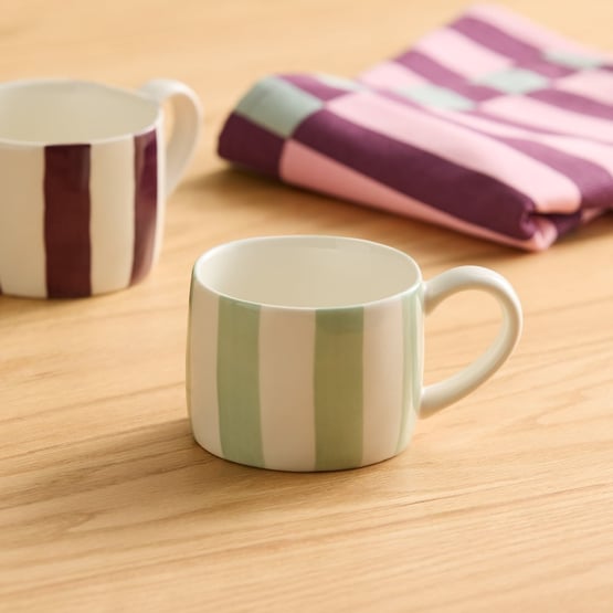 Stripe Seaspray Mug