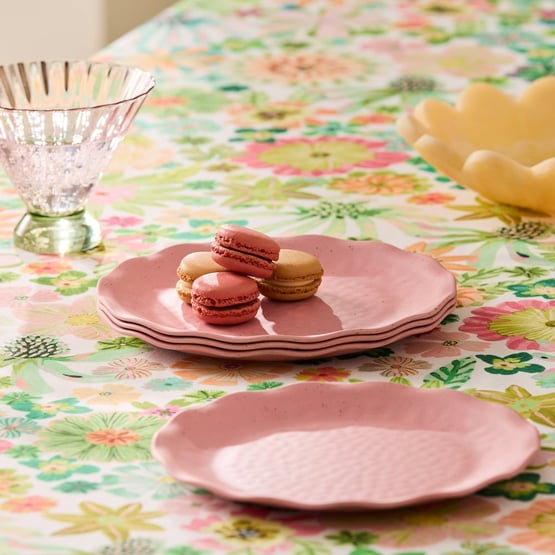 Catalina Watermelon Bamboo Side Plate Set of 4