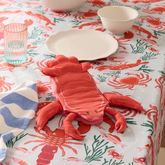 La Mer Red Oven Mitt Pack of 2
