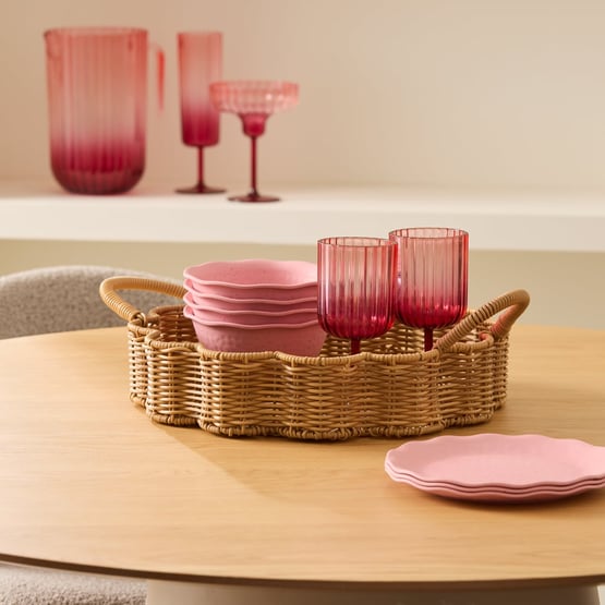 Santos Natural Round Tray