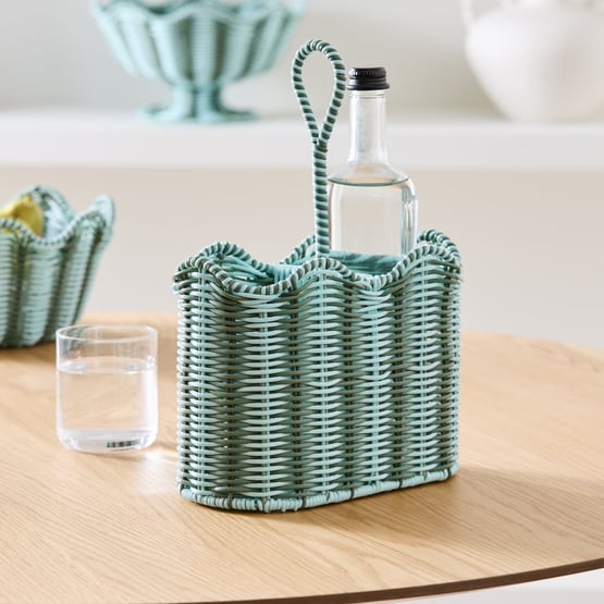 Eden Green & Blue Bottle Holder