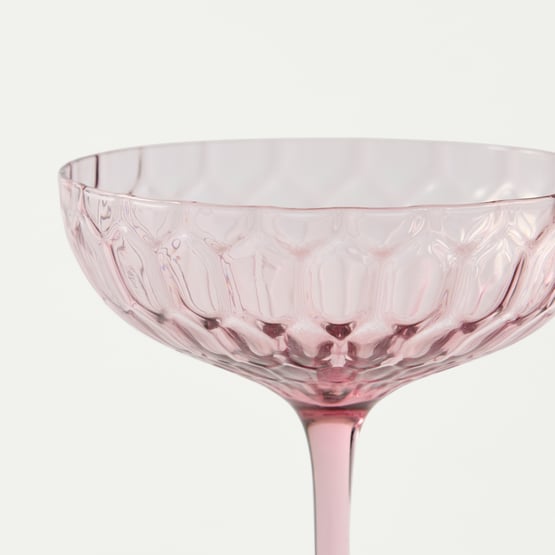 Soho Rose Pink Cocktail Glass Pack of 4