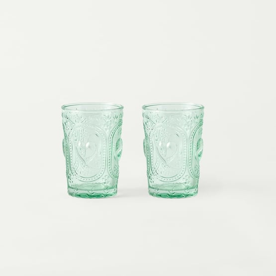 Heart Fern Green Tumbler Pack of 2