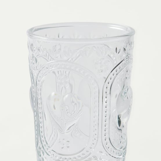 Heart Clear Tumbler Pack of 2