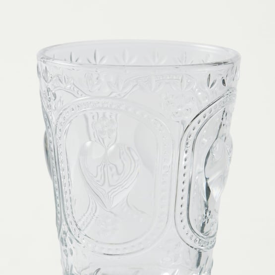 Heart Clear Wine Glass Pack of 2